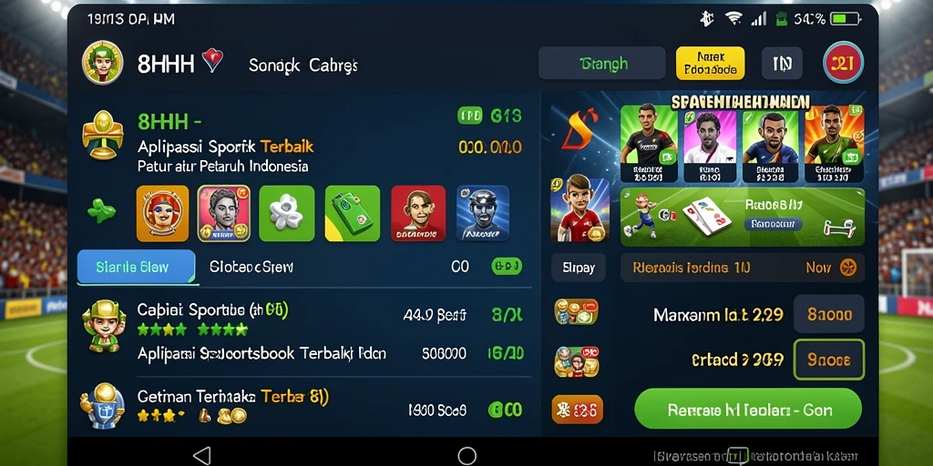 Screenshot gameplay 8HHH yang lengkap dan interaktif.