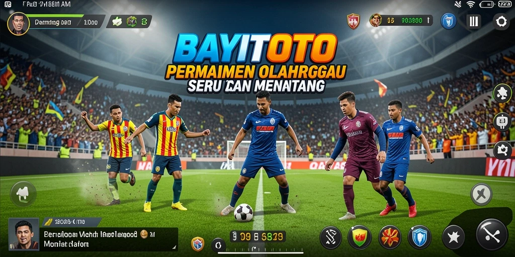 Tampilan gameplay seru dalam game olahraga BAYITOTO.