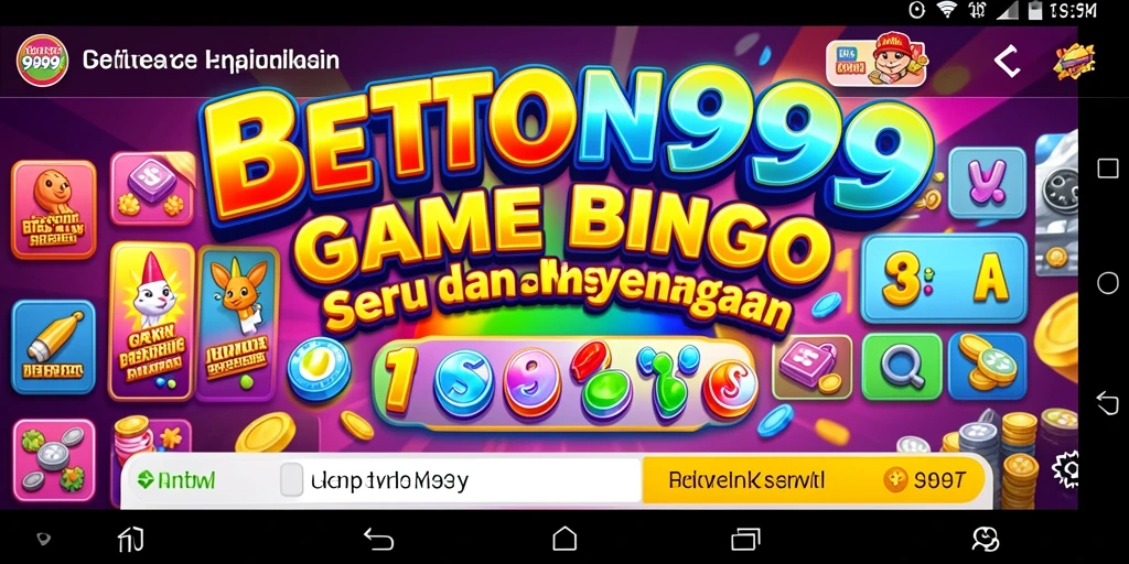 Tampilan gameplay seru BETON999 dengan interaksi Bingo yang menyenangkan.