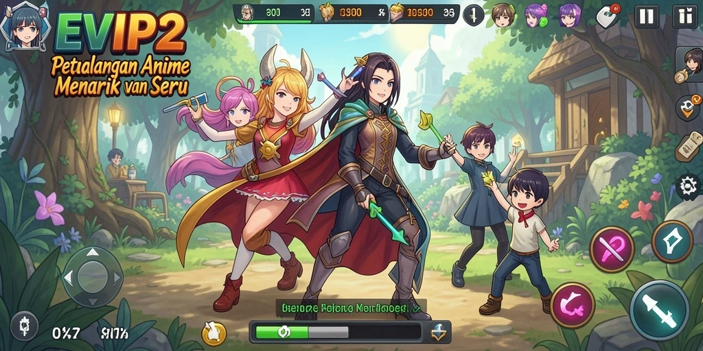 Gameplay seru dalam dunia Anime yang menawan.