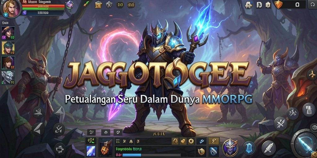 Tampilan gameplay JAGOTOGEL yang seru dalam dunia MMORPG.