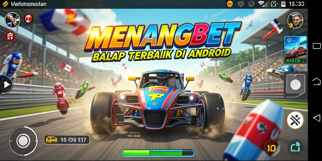 Gameplay menarik dari MENANGBET dalam balapan menegangkan.