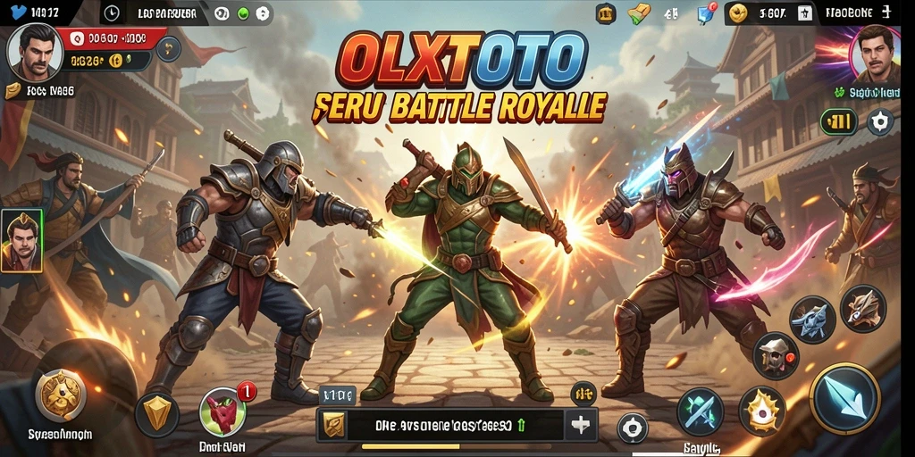Gameplay seru OLXTOTO dalam mode Battle Royale yang mendebarkan.