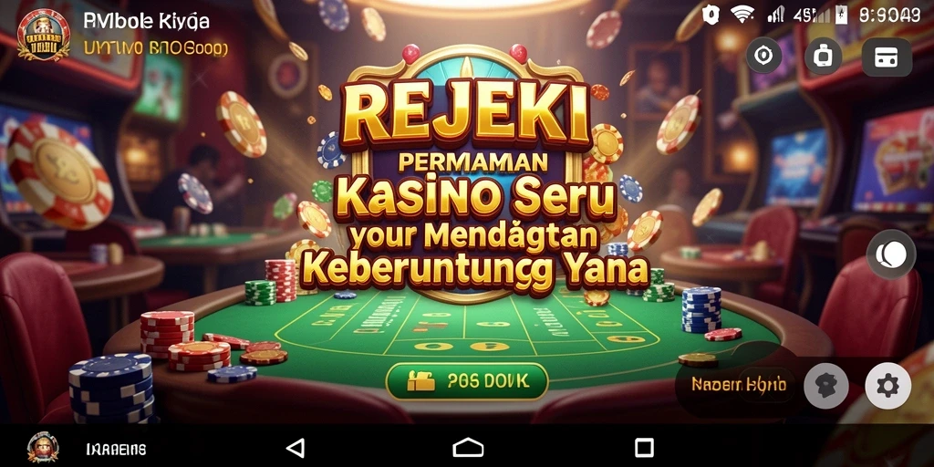 Tampilan menarik dari gameplay Kasino di REJEKI.