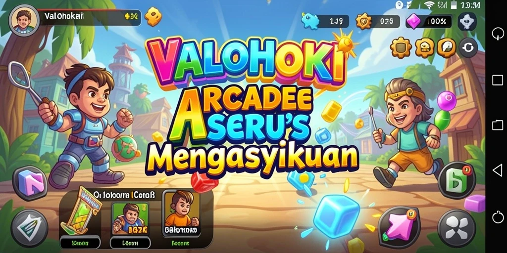 Tangkapan layar menampilkan aksi seru dari gameplay VALOHOKI.