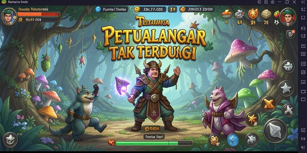 Screenshot ZK7 menampilkan pemandangan epik dan gameplay seru.
